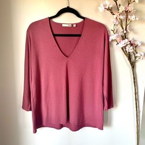 ARITZIA / WILFRED FREE / ANETA LONG SLEEVE TOP
